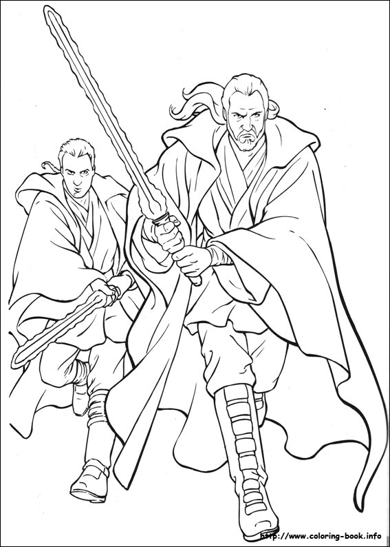 Star Wars coloring picture